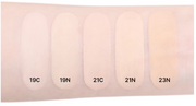 ProtoClinical k-beauty CLIO Kill Cover Mesh Blur Cushion SPF40 PA++ Set 15g+15g(Refill) (5colors) horizontal cushion banner graphic in warm peach and beige tones on a light background