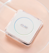 ProtoClinical k-beauty CLIO Kill Cover Founwear Cushion The Original SPF50+ PA+++ Set 15g+15g(Refill) (5colors) square cushion packaging graphic in warm beige tones on a light background