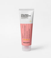 MEDIHEAL Collagen Glow Firming Cleanser 120ml by ProtoClinical displayed in a product-focused cleanser packshot on white, highlighting the tube and firming skincare branding for a k-beauty routine.