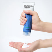 MEDIHEAL Hyaluronate Ultra Hydration Cleanser 120ml by ProtoClinical presented in a square product image with the cleanser tube and blue hydration branding on a light background for a k-beauty skincare routine.