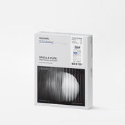 ProtoClinical k-beauty MEDIHEAL Spicule Pore Tightening System 1 (Ampoule 2ml & Collagen 29g) Gel Mask 10ea single gray gel mask pouch centered upright on a pale background