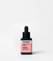 ProtoClinical k-beauty MEDIHEAL Collagen Firming Volume Serum with Retinol 40ml single upright serum bottle centered on a pale pink and white background