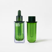 ProtoClinical k-beauty MEDIHEAL Tea Tree Calming Moisture Ampoule 50ml (Refill) single upright green ampoule package centered on a pale background with light lavender side accents