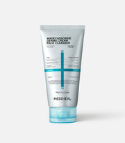 ProtoClinical k-beauty MEDIHEAL Madecassoside Derma Cream Pack Cleanser 50ml front-facing cleanser tube on a clean white background with visible front label details