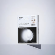 ProtoClinical k-beauty MEDIHEAL Hyper Hyaluronate Gel Mask 34g X 10ea single silver gray gel mask pouch centered upright on a pale background
