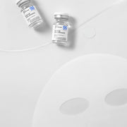 ProtoClinical k-beauty MEDIHEAL Hyaluronate Bio Seconderm Mask Deep Moisturizing (Ampoule 4ml + Mask 23ml) X 10ea single blue gray mask pouch centered upright on a pale background