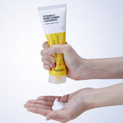 MEDIHEAL Vitamin C Pore Toning Cleanser 120ml by ProtoClinical displayed in a square detail image with visible packaging and label details on a light background for a k-beauty skincare routine.