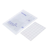 ProtoClinical k-beauty MEDIHEAL Derma Clear Teatree Cica Spot Patch 160ea single dark blue patch package centered upright on a pale blue background