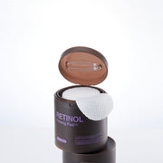 ProtoClinical k-beauty MEDIHEAL Retinol Firming Pad 250ml/60ea shown as a single dark brown round toner pad jar