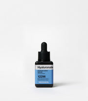 ProtoClinical k-beauty MEDIHEAL Hyaluronate Hydrate Dewy Serum 40ml single upright blue serum bottle centered on a pale background with soft yellow side accents