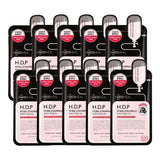 ProtoClinical k-beauty MEDIHEAL H.D.P Pore-Stamping Black Mask 24ml X 10ea single dark sheet mask package standing upright on a light background