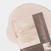 ProtoClinical k-beauty MEDIHEAL Derma Seal Mask Retinol Collagen 28ml X 10ea single mask pouch centered upright on a pale blue background