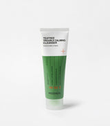 MEDIHEAL Teatree Trouble Calming Cleanser 120ml by ProtoClinical shown in a front-facing cleanser tube image on a clean white background for a k-beauty skincare routine.