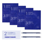 ProtoClinical k-beauty MEDIHEAL Blackhead Melting Clear Nose Patch 4P single dark blue nose patch package centered upright on a pale blue background