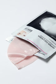 ProtoClinical k-beauty MEDIHEAL Hyper Collagen Gel Mask 35ml X 10ea single dark gray rectangular gel mask pouch centered upright on a light background