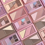 ProtoClinical k-beauty soft pink beauty graphic with mauve layers and a muted brown lower band on a light background.