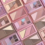 ProtoClinical k-beauty soft pink beauty graphic with mauve layers and a muted brown lower band on a light background.