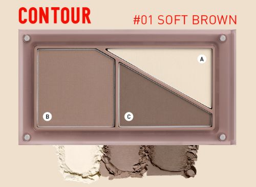ProtoClinical k-beauty grouped warm brown beauty product silhouettes with pale aqua accents on a light background.