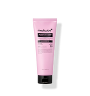 ProtoClinical k-beauty mauve beauty product silhouette with narrow side accents on a transparent background.