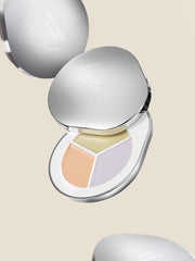ProtoClinical k-beauty Dear.A Perfect Cover Concealer Palette 1.3gx3 (4colors) single concealer palette package in a centered square product shot on a white background
