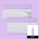 ProtoClinical k-beauty makeup compact and product packaging in soft lavender and gray tones on a light background.