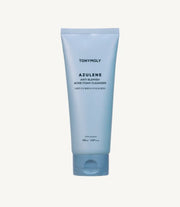 ProtoClinical k-beauty Hanskin Azulene Anti Blemish Acne Foam Cleanser 150ml single upright blue cleanser tube centered on a cream and white background