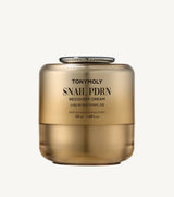 ProtoClinical k-beauty TONYMOLY Snail PDRN Recovery Cream 50ml single peach cream container silhouette centered on a clean white background