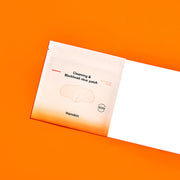 ProtoClinical k-beauty Hanskin Cleansing Blackhead Clear Patch 15ml X 7ea square patch detail graphic with warm beige panels and a dark accent strip