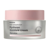 ProtoClinical k-beauty Hanskin Real Complexion Hyaluron Moisture Cream 50ml in a single light-toned cream jar with a darker lid, centered on a clean white background