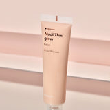 ProtoClinical k-beauty Hanskin Nude Thin Glow Base SPF35 PA++ 30ml (2colors) single makeup base tube shown in a square packshot on a clean light background