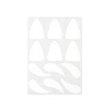 ProtoClinical k-beauty Hanskin Collagen Wrinkle Patch 60patches square patch detail graphic with pale beige background and soft pink accents