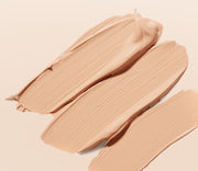 ProtoClinical k-beauty warm beige circular beauty product silhouette on a light background.