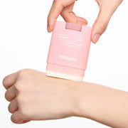 ProtoClinical k-beauty celimax Oil Control Mattifying Sun Stick SPF50+ PA++++ 19g single upright pink sun stick centered on a pale mint and white background.