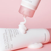 ProtoClinical k-beauty celimax Oil Control Moisturizing Cream 80ml shown as a single upright cream tube centered on a clean white background
