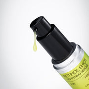 ProtoClinical k-beauty pale yellow and blue beauty graphic on a soft light background.