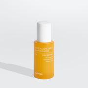 ProtoClinical k-beauty celimax Pore+ Dark Spot Brightening Serum 30ml in a single beige serum bottle centered upright on a cream background with pale blue side panels