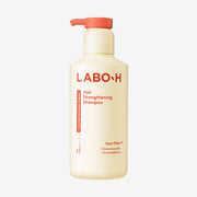 ProtoClinical k-beauty LABO-H Hair Strengthening Shampoo 430ml single upright shampoo bottle centered on a light background