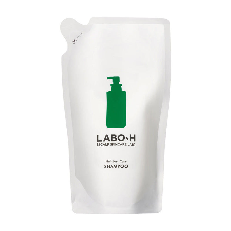 ProtoClinical k-beauty LABO-H Hair Loss Relief Shampoo Scalp Strengthening 400ml (Refill) single refill shampoo pouch packshot on a light background
