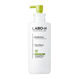 ProtoClinical k-beauty LABO-H Hair Loss Relief Sensitive Derma Shampoo 400ml single upright shampoo bottle centered on a light background