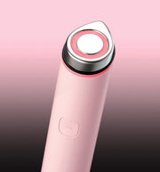 ProtoClinical k-beauty pink beauty graphic with dark rose tones on a light background.