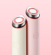 ProtoClinical k-beauty pale pink beauty product graphic with a beige center on a light background.