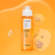ProtoClinical k-beauty COSRX 5PDRN Collagen Intense Vitalizing Serum 100ml single upright serum bottle centered on a white background with pale blue side accents