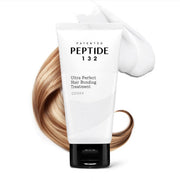 ProtoClinical k-beauty COSRX PEPTIDE-132 Ultra Perfect Hair Bonding Treatment 120ml in a single upright silver-gray bottle with a dark cap on a white background