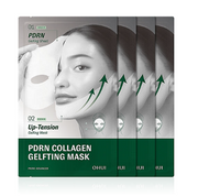 ProtoClinical k-beauty stacked dark and green beauty product packaging on a light background.