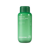 ProtoClinical k-beauty innisfree Green Tea Ceramide Milk Barrier Essence 160ml single upright green essence bottle centered on a clean white background