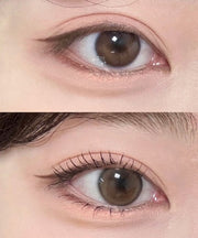 ProtoClinical k-beauty NEOGEN Volume Metal Mascara 4ml (2colors) abstract beauty graphic with warm rose-brown blending on a pale pink background.