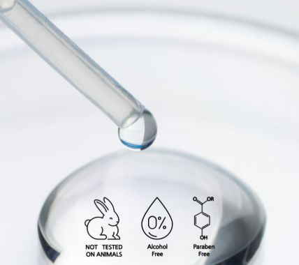 ProtoClinical k-beauty Cos De BAHA LH Low Molecular Hyaluronic Acid Serum 30ml single upright serum bottle in a square product shot on a clean light background