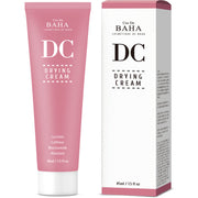 ProtoClinical k-beauty Cos De BAHA DC Drying Cream 45ml single upright mauve cream tube centered on a white background with pale blue side accents