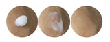 ProtoClinical k-beauty Cos De BAHA CG Centella Asiatica Soothing Calming Cream 120ml three brown cream swatches aligned horizontally on a white background