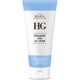 ProtoClinical k-beauty Cos De BAHA HG Hyaluronic Acid Gel Cream 120ml single upright gel cream tube centered on a white background with pale blue accents